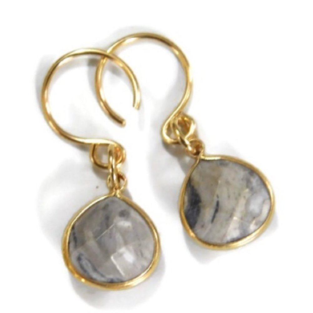 HANDMADE Agate 14K Gold Filled Earrings